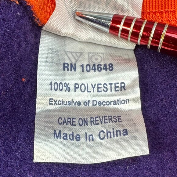 Rivalry Threads Infant Sz 3-6 Month One Piece Sleeper Clemson Orange Purple New - Picture 6 of 16